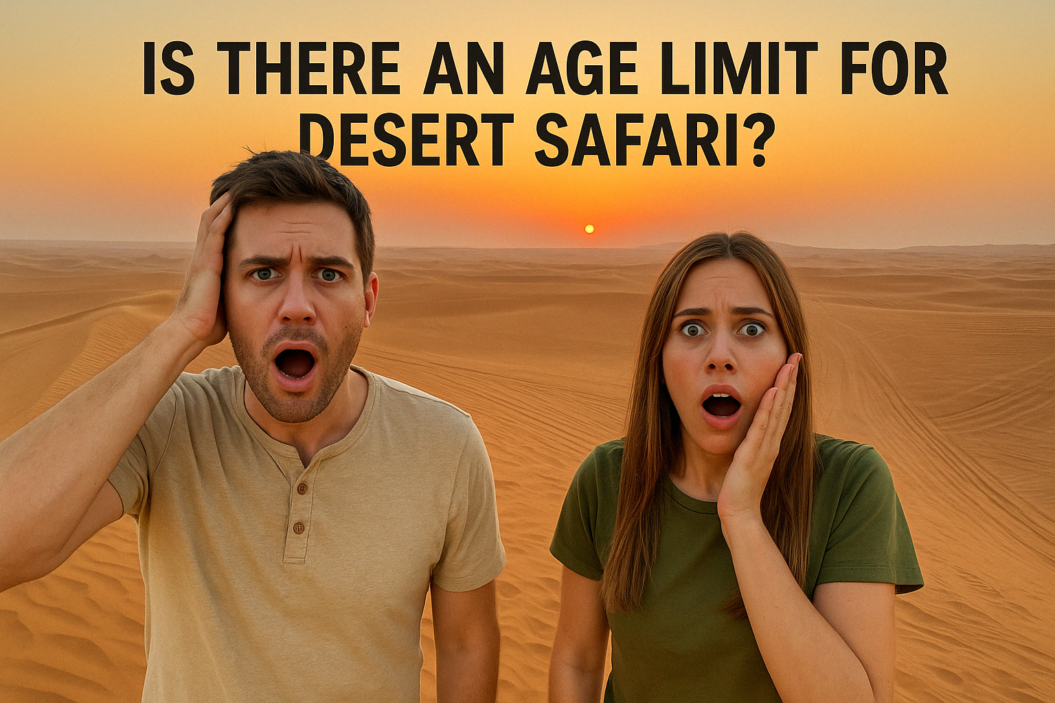 Is There an Age Limit for Desert Safari