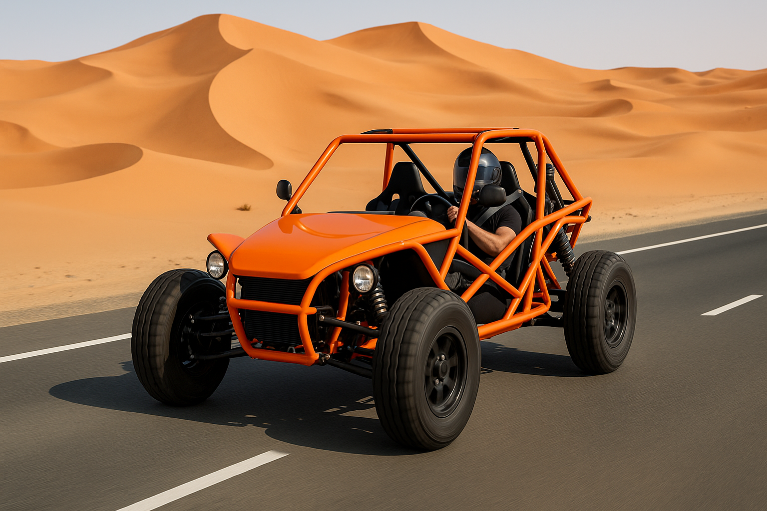 Can you drive a dune buggy in Dubai?